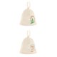 thumbnail image 1 of 2x Hat Hats Wool Felt Men Protection Sauna Hat with Embroidery Russian shamjiam Gorro Sauna de fieltro de lana, 1 of 8