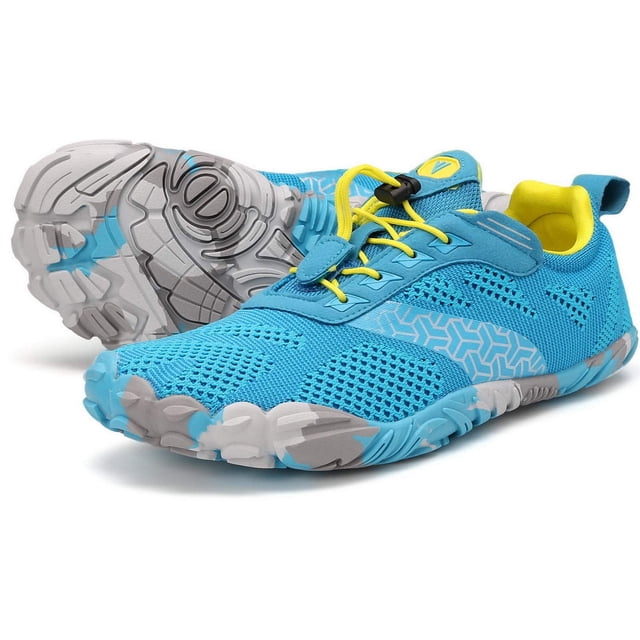 Zapatillas de tenis Joomra Minimalist Trail Running para mujer, color azul 40