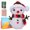 D, variant on Musbetu Christmas Crochet Kit for Beginners DIY Material Bag with Hooks Yarns Step-by-Step Tutorials Crochet Starter Kit Xmas Gifts