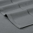 thumbnail image 6 of Modern Threads Waffle-Rib 6-Piece Cotton Bath Towel Sets, Carbon, 6 of 6