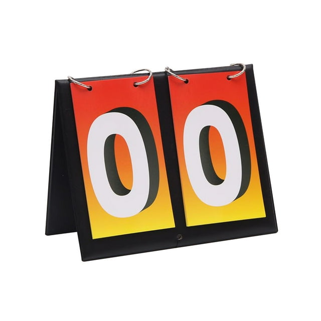 Tablero de puntuación Flip Score Keeper 0-99 Tablero de puntuación profesional para béisbol, baloncesto, fútbol, juegos de equipo, deportes al aire Rojo
