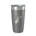 thumbnail image 1 of Trillium Lake Map Tumbler Travel Mug Insulated Laser Engraved Coffee Cup Oregon 20 oz Dark Gray, 1 of 1