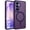 Purple, variant on VENINGO Magnetic Case for Samsung S26, Compatible with Mag-safe, Slim Fit Matte Translucent Shockproof Anti-Yellowing Protective Cover, Black