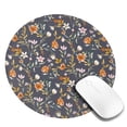 thumbnail image 2 of Disketp Wildflowers Small Mouse Pad 7.9x7.9 Inches,Washable Round Mousepad for Office Laptop Computer,Non-Slip Rubber Base Mouse Pads for Wireless Mouse, 2 of 8
