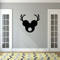 thumbnail image 2 of Reindeer Cartoon Characters Wall Art Vinyl Sticker Design Decal Girl Boy Kid Bedroom Nursery Kindergarten Fun Home Children Room Decor Stickers Wall Art Vinyl Decor Size (20x20 inch), 2 of 3