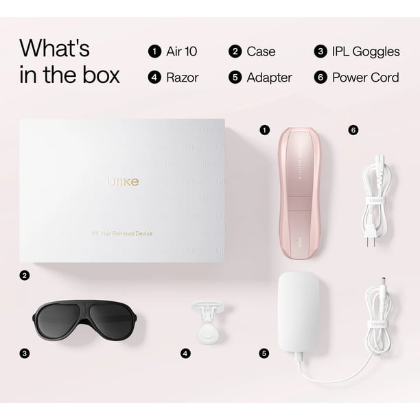 Ulike Air 10 Laser Hair Removal Device for Women & Men – IPL with