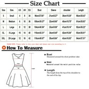 Sakmal Mid-Length Summer Dresses for Women Crew Neck Floral Short Sleeve Basic Loose Fit Sundress