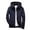 Navy, variant on Kids Lightweight Waterproof Rain Jacket - Toddler Boys Girls Softshell Hooded Raincoat Windbreaker Outdoor Hiking Travel Size 3-12