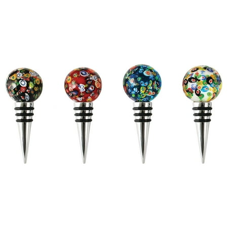 

Blush Assorted Glass Globe Bottle Stoppers Multicolor