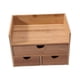 thumbnail image 3 of Organizador de escritorio de madera Cajón de almacenamiento de escritorio Organizador de cajones 3 cajones Escritorio de baño Caja de almacenamiento, 3 of 9