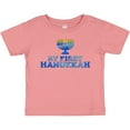 thumbnail image 3 of Inktastic My First Hanukkah with Menorah Boys or Girls Baby T-Shirt, 3 of 5