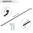 thumbnail image 6 of Unique Bargains 1 Set Universal Bicycle Spokes 13G Bike Wheel Spokes Nipple 45 Steel Black-203mm, 6 of 7