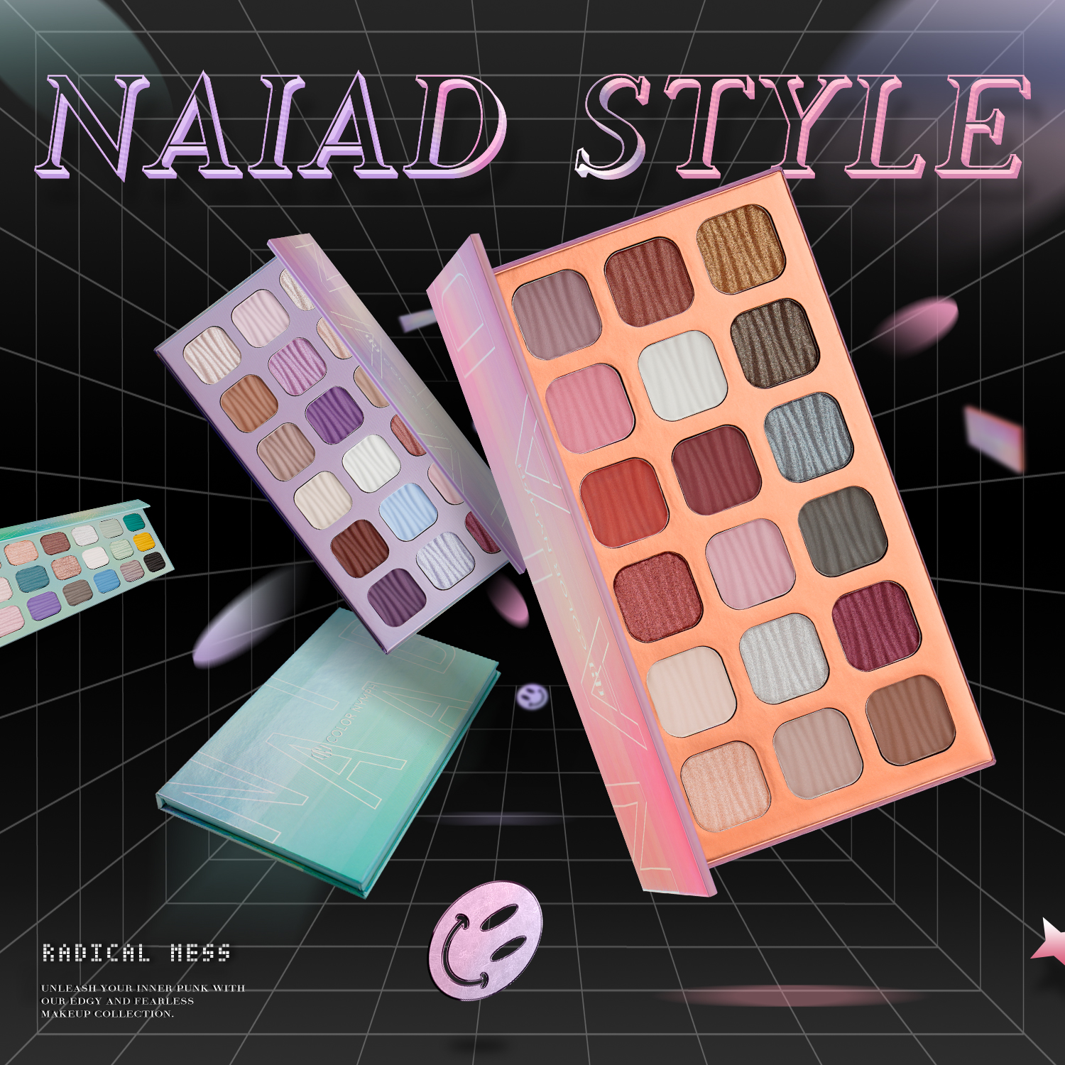 Lidschatten Palette Mit 18 Farben – Hochpigmentiert, Matt Und Metallisch, Wasserdicht