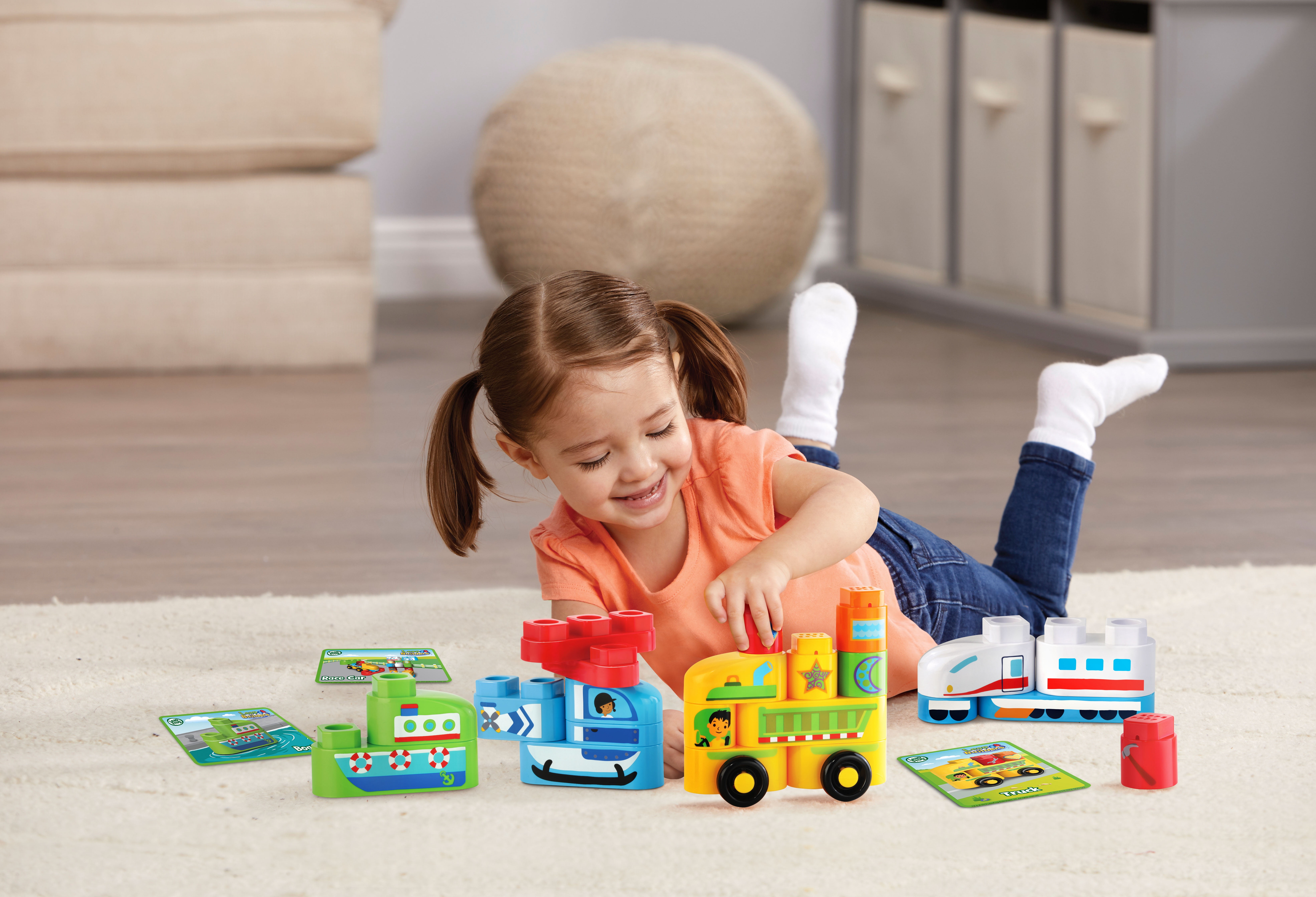 LeapFrog LeapBuilders Soar and Zoom Vehicles Learning Blocks Toy
