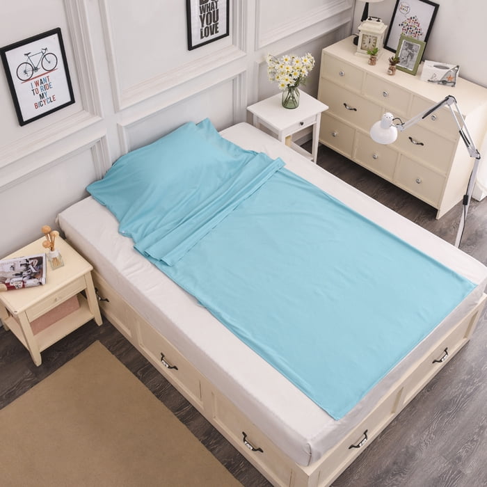 Portable Sleeping Bag Liner Lightweight Warm Roomy Cotton Travel Sheet