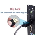 thumbnail image 6 of IXEVER 9.8" DisplayPort Male to HDMI Female Cable, Black, 6 of 9