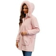 thumbnail image 5 of ChaoLingNeng Long Puffer Jacket, Womens Winter Long Puffer Coats Thicken Warm Quilted Jacket Mid-Length with Side Zipper and Hood Outerwear, 5 of 7