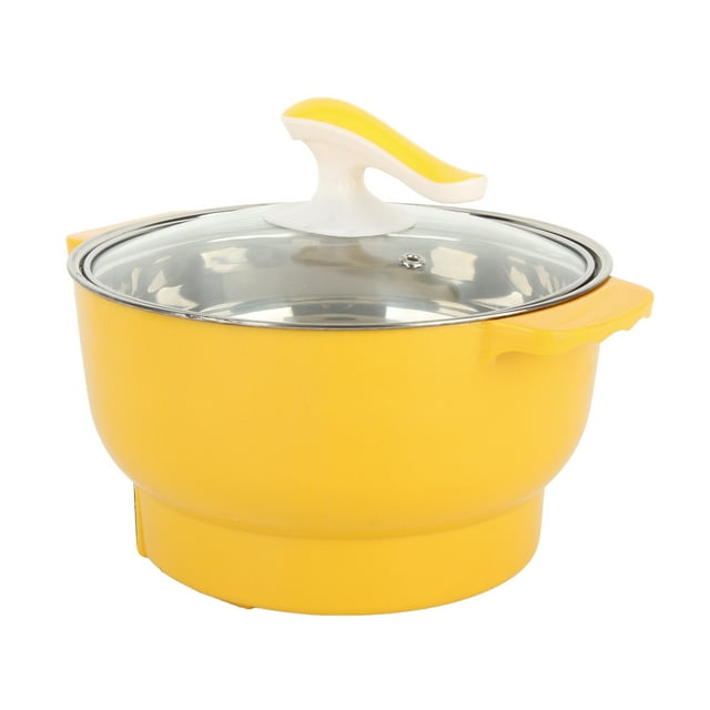 Electric Electric Cooking Pot 1.8L 400 to 800W Stainless Steel Inner Wall 2 Modes Overheating Electric Cooker