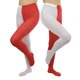 thumbnail image 5 of Two-Toned Long Tights High Waist Elastic Footed Leggings Cosplay Party Costumes, 5 of 5
