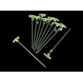 thumbnail image 2 of SE Metal Tent Peg with Glow in the Dark Stopper (10 Pack), 10 1/2", 2 of 3