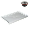 thumbnail image 6 of Streamline GB-527-112 48 in. x 32 in. Alcove Acrylic Shower Base in Glossy White With Center Drain, ABS Drain Included, 6 of 19