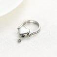 thumbnail image 4 of Love Heart Urn Memorial Finger Ring Cremation Rings for Ashes Stainless Steel Keepsake Jewelry, 4 of 6