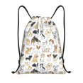 thumbnail image 1 of Coaee I Love Dogs for Drawstring Backpack, Gym Drawstring Bag, Sports Sackpack for Sport Trip Yoga for Women Men-Medium, 1 of 6