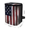 thumbnail image 6 of Jeiento American Flag Car Trash Can Bin Car Trash Bag Bin with Zipper for Outdoor Traveling Vehicle Garbage Cans Front Seat Automotive Garbage Cans 4Th of July Decor, 6 of 7