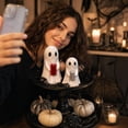 thumbnail image 6 of Halloween Ghost Decor with Red Soda Can, Cute Halloween Decorations for Shelf Desk Centerpiece, Fall Party Decorations As Halloween Gift for One, 6 of 8