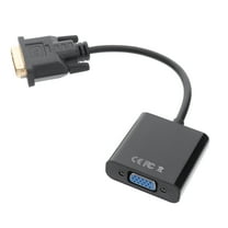 WEUVEB pc monitor cable DVI to VGA Adapter Cable Copper for Monitors 1Pack