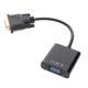 thumbnail image 1 of GOOHOCHY DVI a VGA Cable adaptador 1080P 24 + 1 DVI macho a VGA hembra Video Converter para pantalla de PC - Negro, 1 of 8