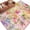Lemon Yellow Light Pink Light Purple, variant on 5'x7' Area Rugs, Spring Floral Indoor Outdoor Area Rug for Living Room Bedroom, Elegant Summer Flowers Botanical Watercolor Washable Bathroom Rugs Kitchen Floor Carpet Mats Home Decor Aesthetic