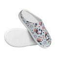 thumbnail image 3 of KLL I Love USA Pattern Adult Unisex Cozy Slippers,Fuzzy Slip-on Slippers TPR Sole Slippers Comfort Plush Home Footwear for Indoor & Outdoor-37/38, 3 of 7