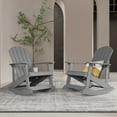 thumbnail image 7 of WINSOON Outdoor Oversized Rocking Chair,Adirondack Rocking Chair Set of 2-Gray, 7 of 7