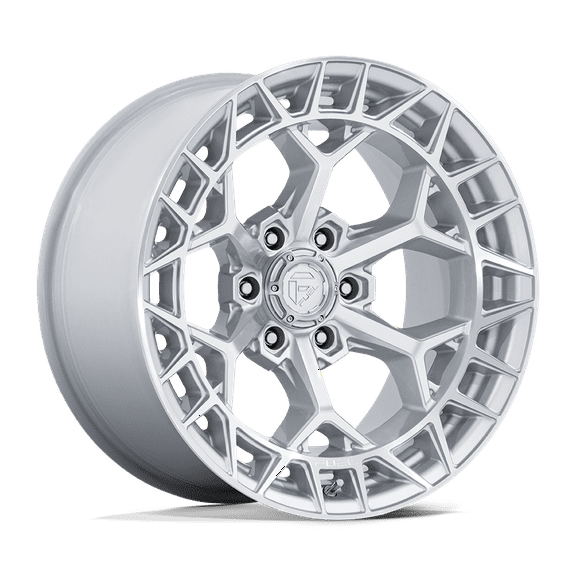 22x9.5 Fuel Off-Road FC873 Charger Gloss Silver Machined Face Wheel 6x135 (18mm)