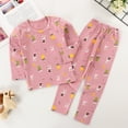 thumbnail image 2 of Hiijoy Infant Boys Pajama Sets Cartoon Print Long Sleeve T Shirt Pants Sleepwear Outfits, 2 of 3