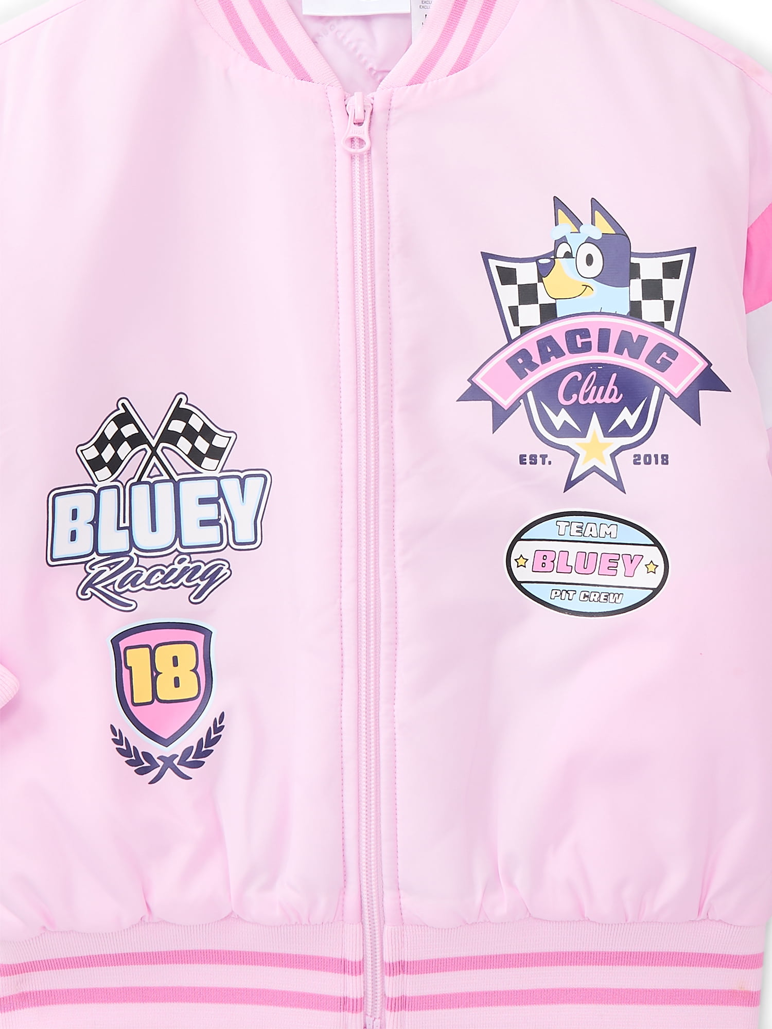 Bluey Kids’ Cozy Bomber Jacket – Fun Character Design & Durable