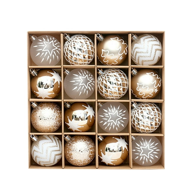 Red Green And White Painted Christmas Set Christmas Tree Decoration Pendant Home Party Decoration