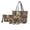 Cow Print, variant on ZUXONGSY Leather Golden Retriever Sunflower Print Top Handle Bag with Fashion Cosmetic Bags Purse for Women PU Leather Top Handle Satchel Set with Lightweight Makeup Pouch Card Holder