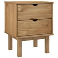 thumbnail image 1 of vidaXL Nightstand Bedside Table with Solid Wood Legs OTTA Solid Wood Pine, 1 of 6