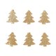 thumbnail image 1 of 6 etiquetas de madera para colgar en el árbol de Navidad con clips para repisas de chimenea. Árbol dorado, 1 of 9