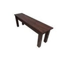 thumbnail image 3 of RED MAHOGANY FARMHOUSE BENCH-42, 3 of 5