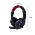 Nhthy Colorful Dazzle Stereo Game Headset with Microphone, Anti
