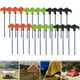 thumbnail image 5 of 8 Piezas de Estacas Atornilladas para Tienda de Campaña con Casquillo Hexagonal,Tornillo Espiral Resistente, Estacas para Tienda Campaña,Tornillo para Acampar Al Aire Libre Naranja, 5 of 5