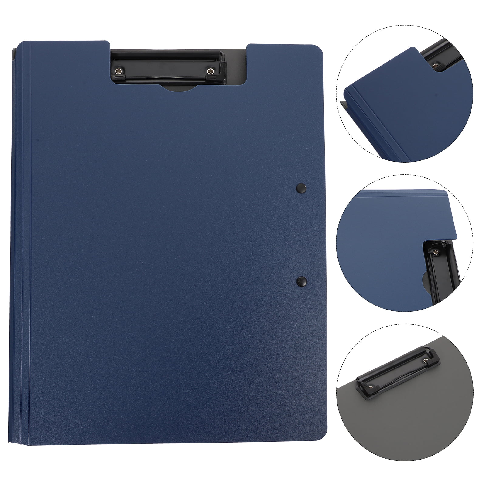  Harloon 9 Pieces Clipboard with Storage Plastic Storage  Clipboard Nursing Clipboard Foldable Clip Boards Storage with Metal Clip,  9.5 x 13.5 Inch (Black) : Office Products