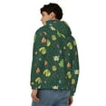 thumbnail image 4 of Uemuo Camp In The Forest for Men's Fashion Full-zip Hoodies & Sweatshirts with Kangaroo Pocket, Zip-up Hooded Sweatshirt, Moisture Wicking & Breathable-X-Large, 4 of 5