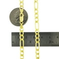 thumbnail image 5 of Nuragold 14k Real Yellow Gold Figaro Link 6.5mm Chain Necklace (16"-30") Italian Jewelry for Men & Women, 5 of 19