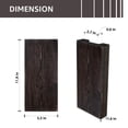 thumbnail image 3 of GRID FORTE Hanging Vase Wood Wall Planter for Greenery and Dried Flowers, Set of 2, 3 of 6