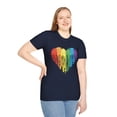 thumbnail image 5 of Rainbow Heart Puzzle Autism Awarness Graphic Tshirt, 5 of 7