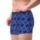 thumbnail image 2 of Fotbe Blue Gold Grid Lantern Shapes Calzoncillos Tipo Boxer con Bolsa de Soporte Total para Hombre, X-Temp Fresco, Transpirable y de Secado Rápido-Large, 2 of 5
